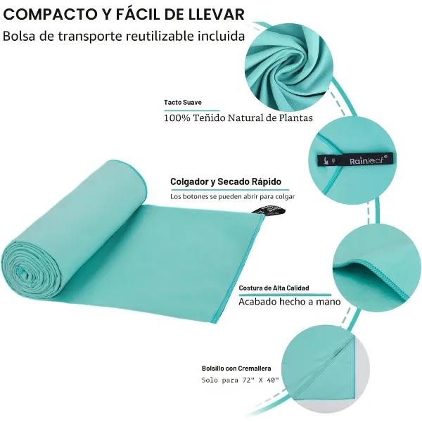 Toalla de microfibra Verdeagua - Image 2